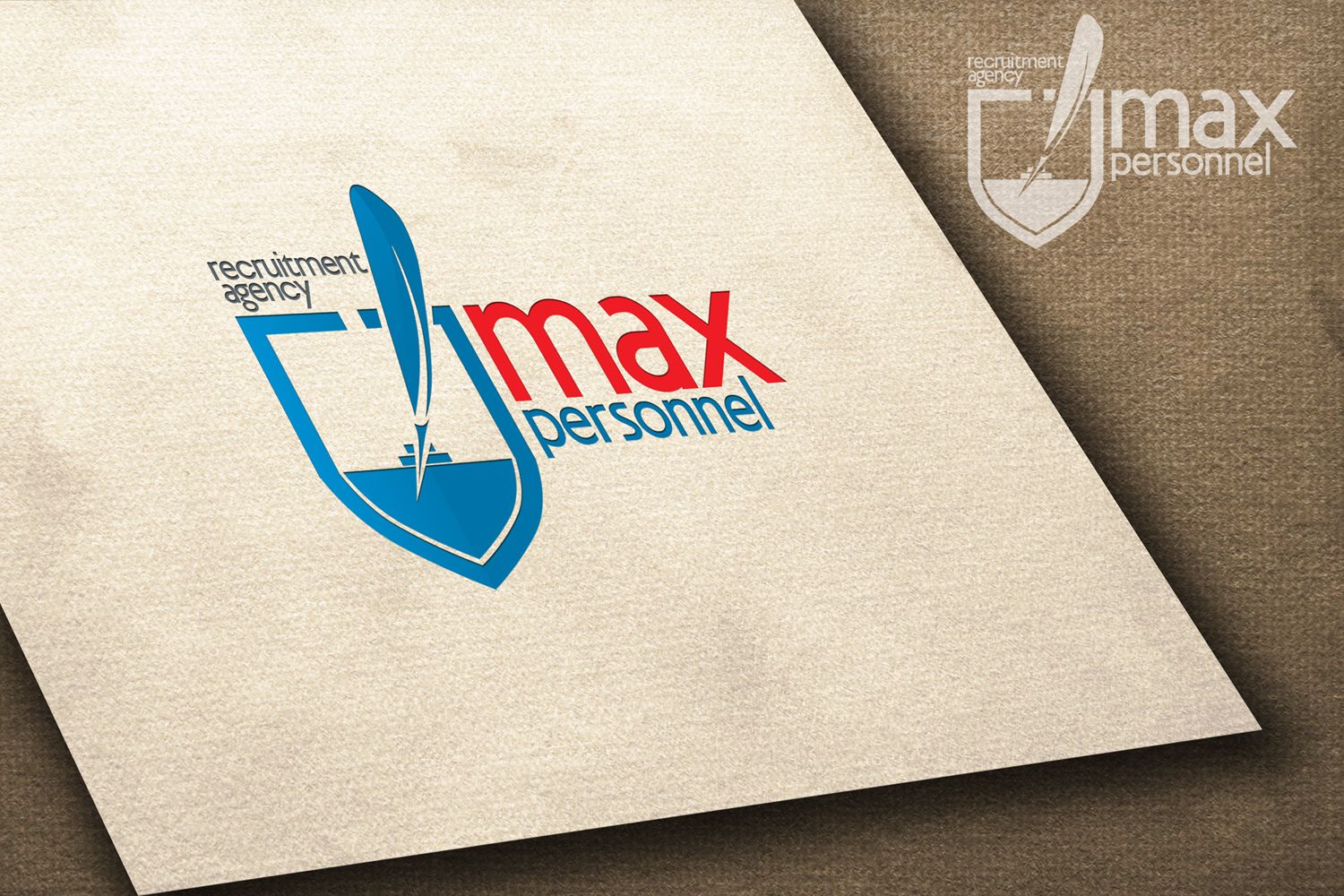 Логотип для Макс Персонал - дизайнер djmirionec1