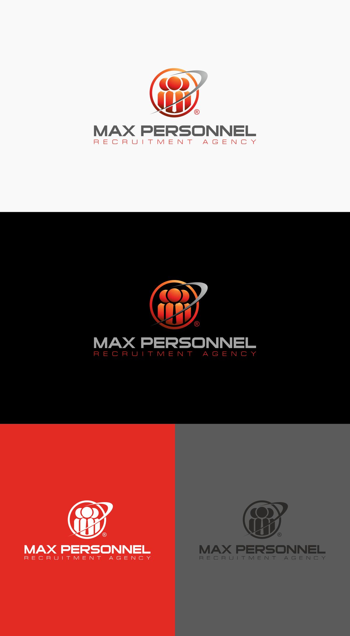 Логотип для Макс Персонал - дизайнер ironbrands