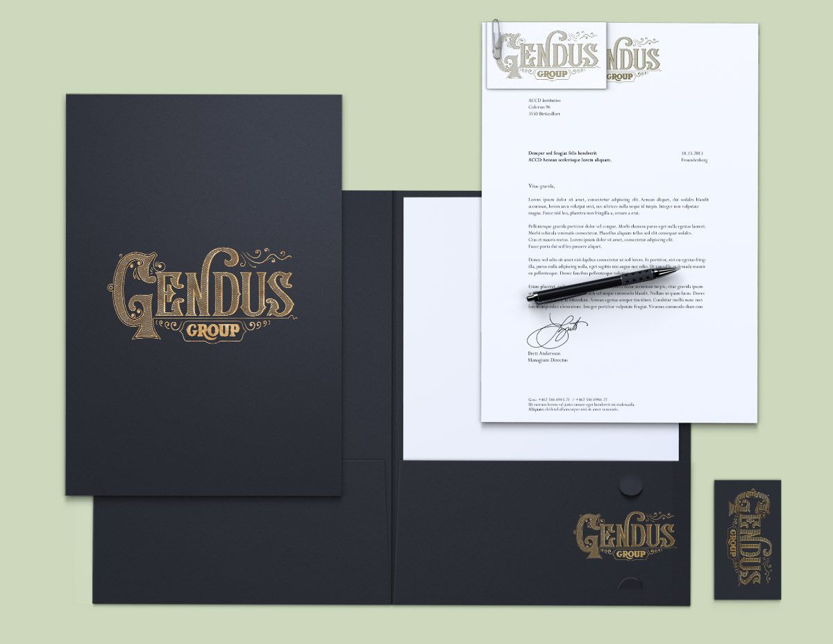 Дизайн логотипа GENDUS GROUP - дизайнер merk-design