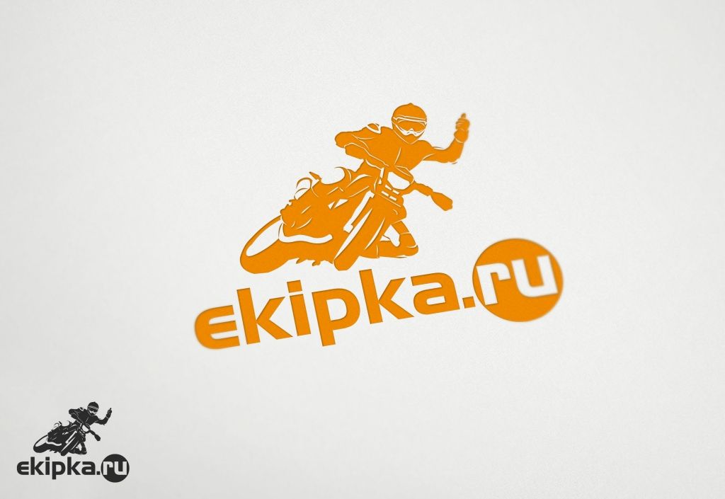 Лого для магазина мотоэкипировки ekipka.ru - дизайнер Keroberas