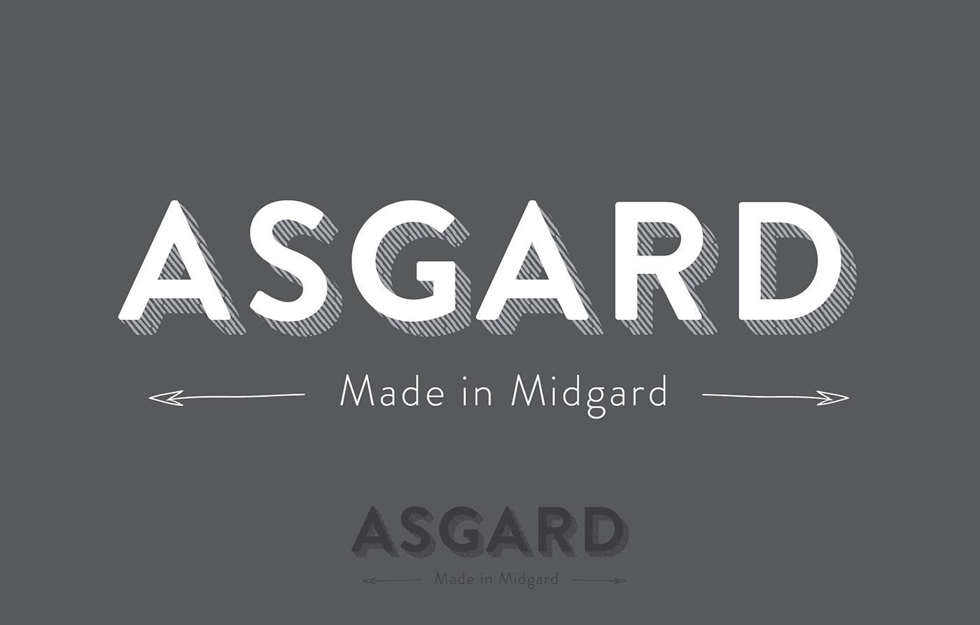 Логотип для рюкзаков и сумок ASGARD - дизайнер Evgeniya_Art