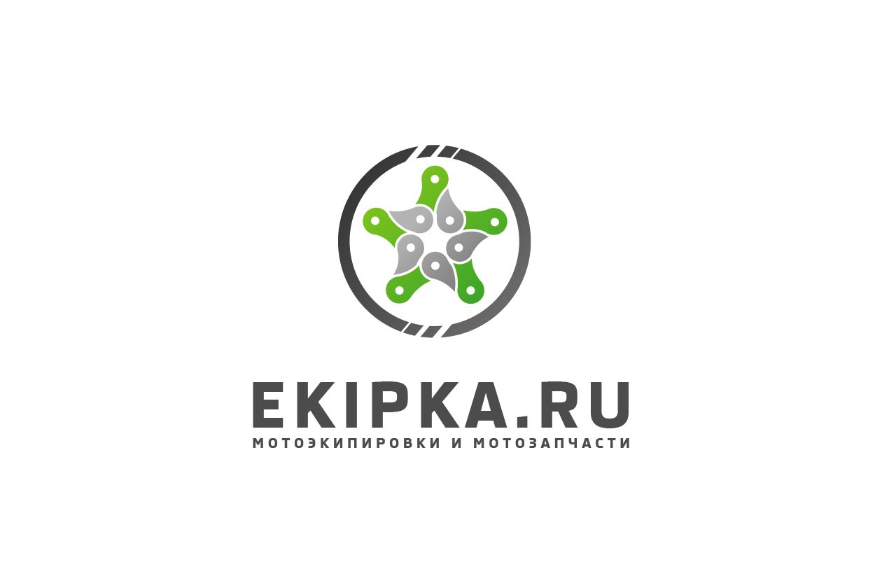 Лого для магазина мотоэкипировки ekipka.ru - дизайнер zet333