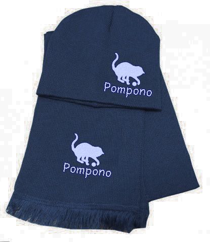 Логотип для шапок Pompono - дизайнер faser49