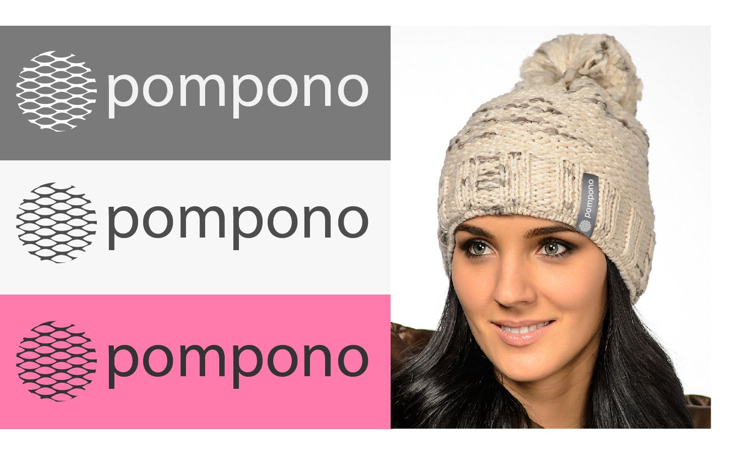 Логотип для шапок Pompono - дизайнер Mayber