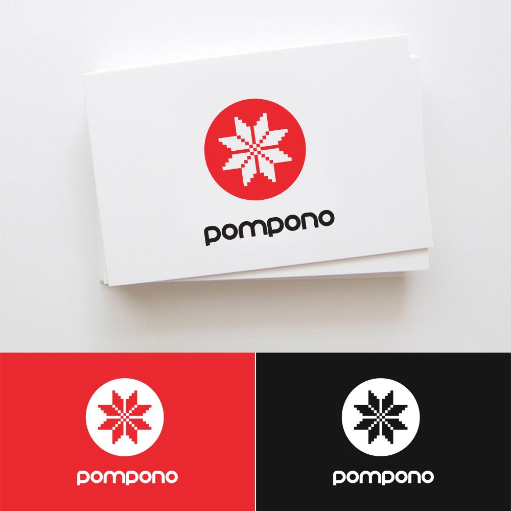 Логотип для шапок Pompono - дизайнер FONBRAND