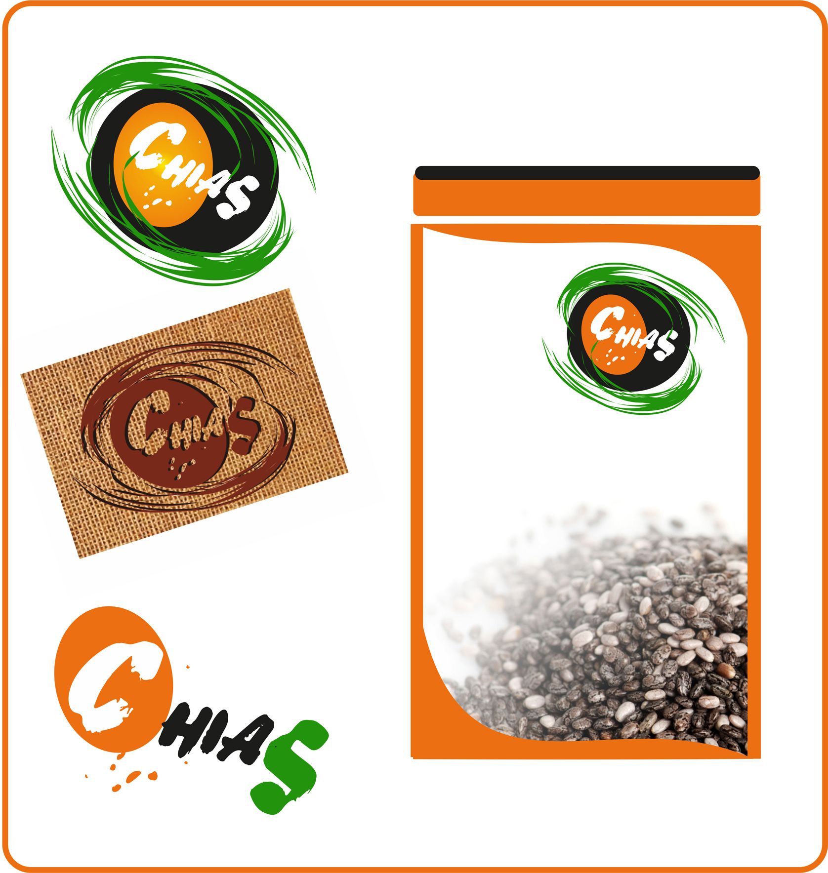 Логотип для компании Chias. Органические продукты. - дизайнер nikashu