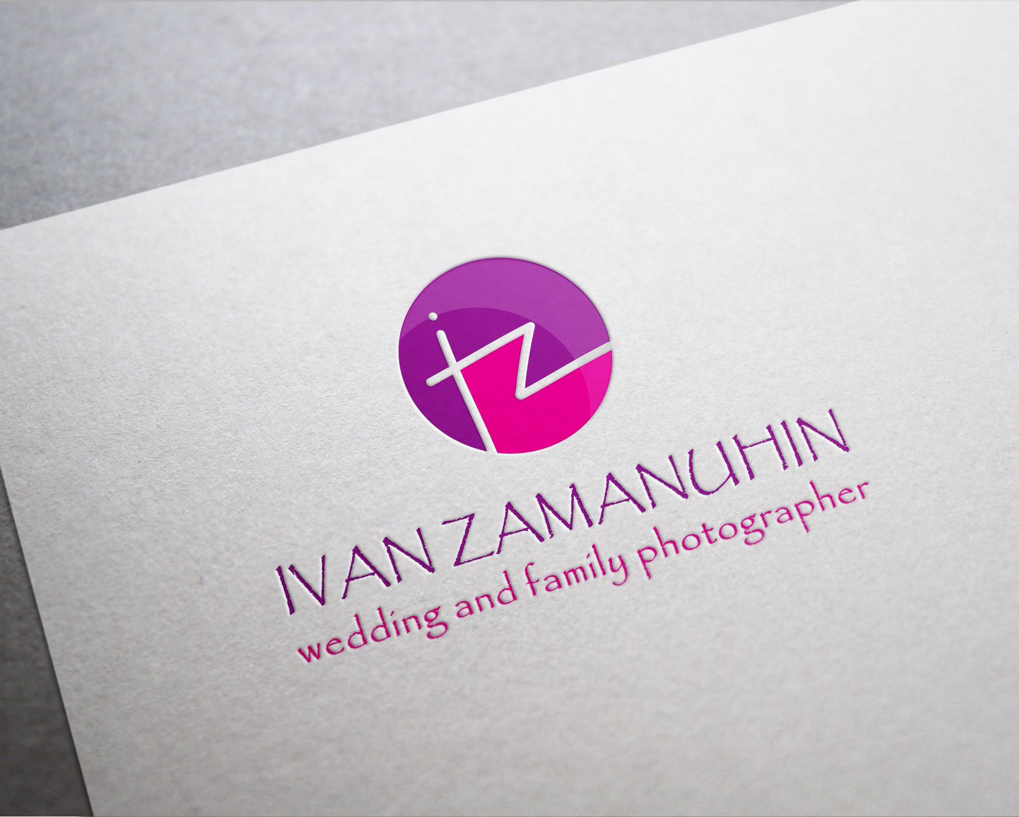 Логотип для свадебного фотографа - дизайнер MEOW