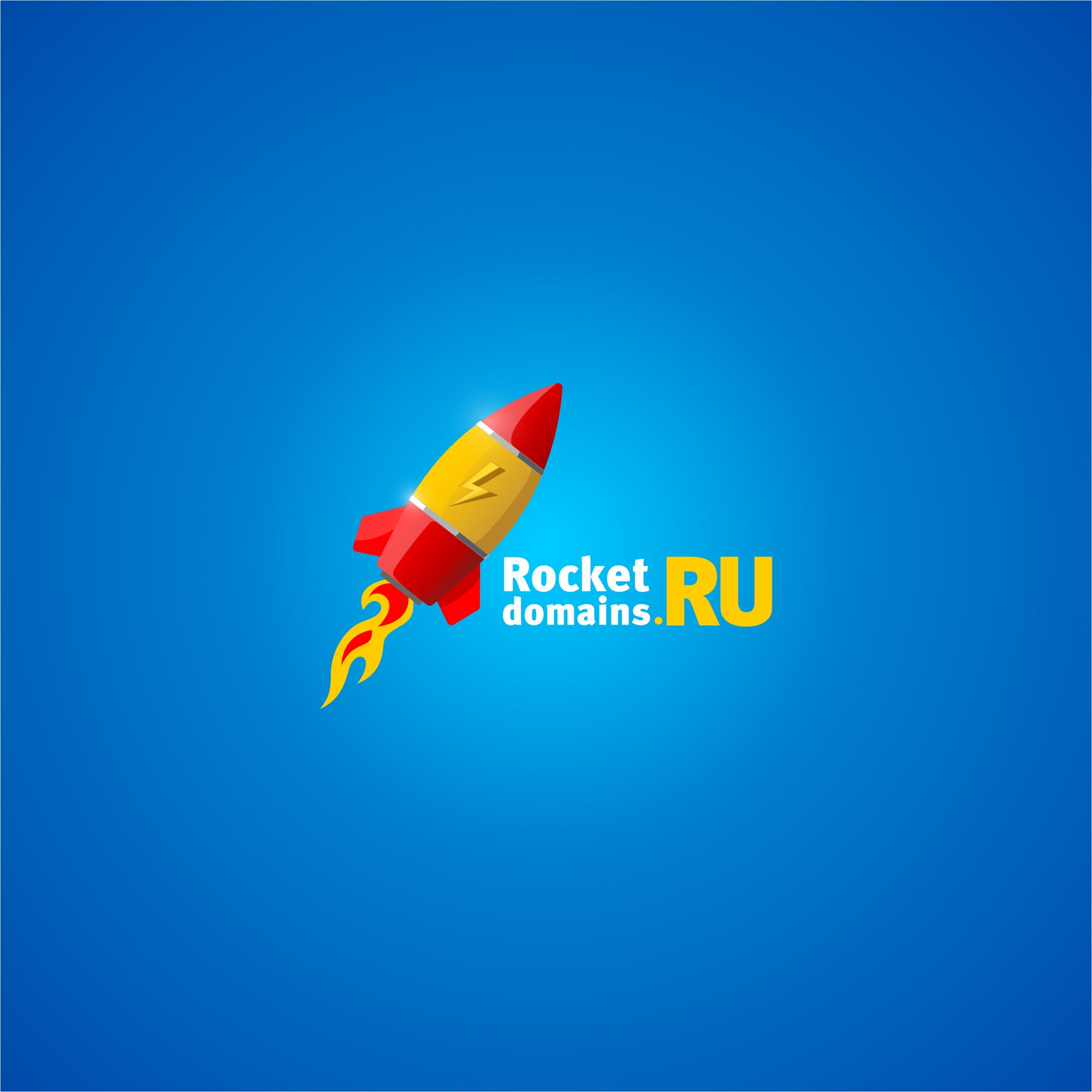Логотип для регистратора RocketDomains.ru - дизайнер bitart