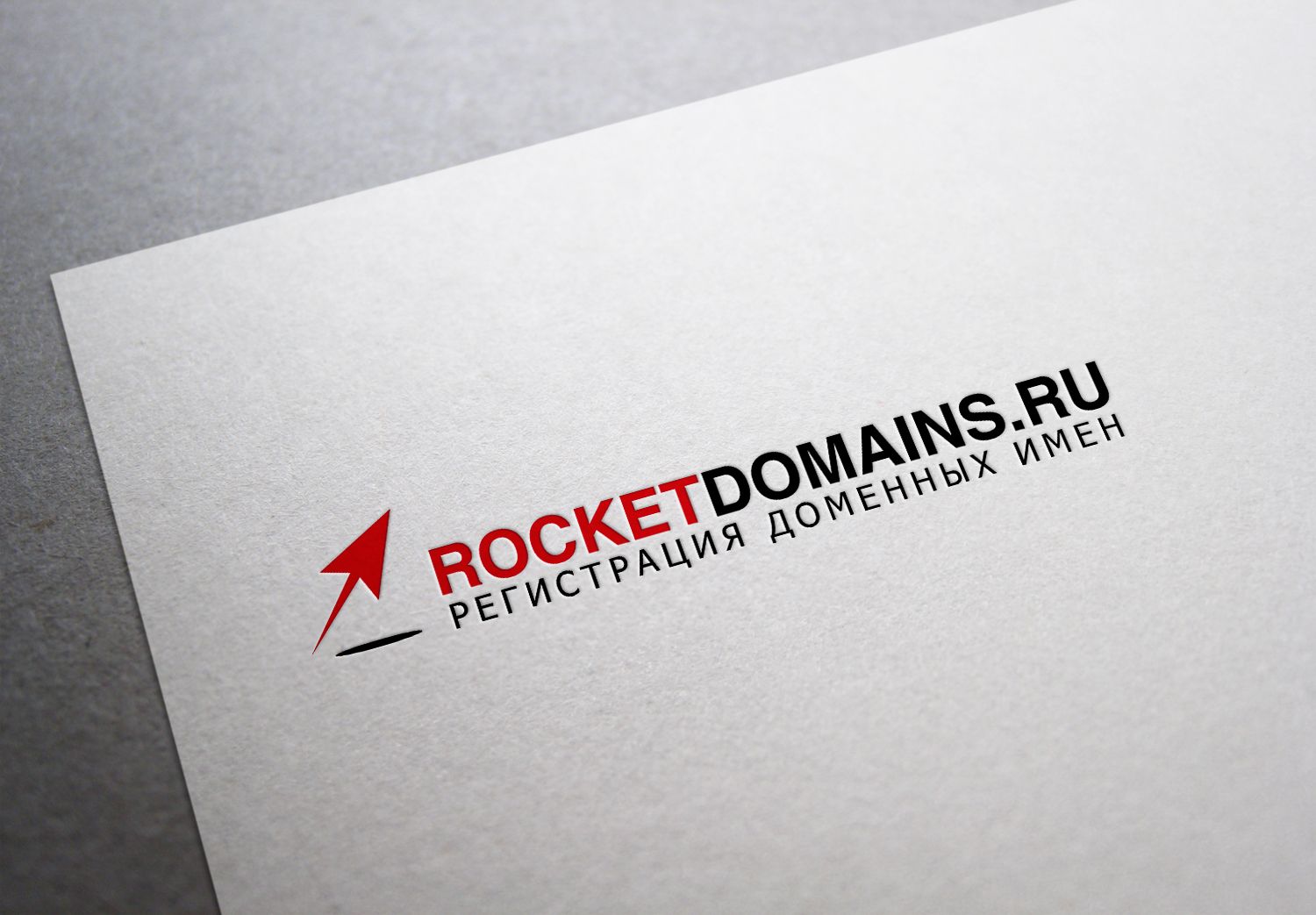 Логотип для регистратора RocketDomains.ru - дизайнер weste32
