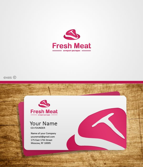 Разработка логотипа и ФС для интернет-ресторана - дизайнер exes_19