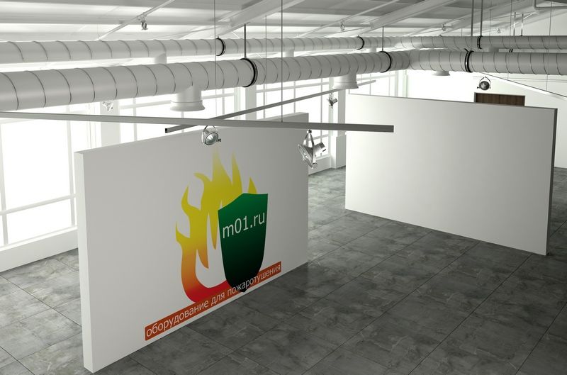 Логотип компании пожарного оборудования - дизайнер VladMgn