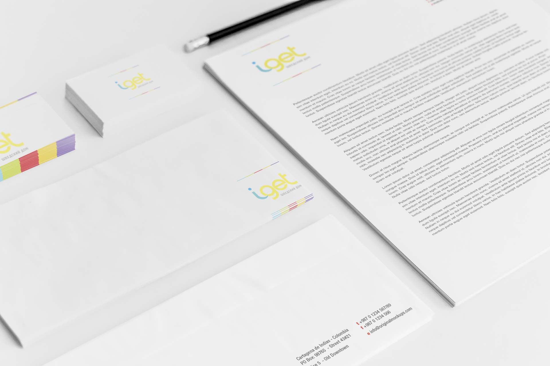 Логотип и фирменный стиль для Iget Шведский дом - дизайнер evaliss