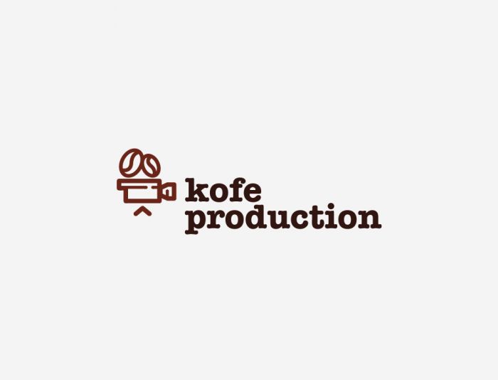 Логотип для видео продакшна (kofe.co) - дизайнер Geyzerrr