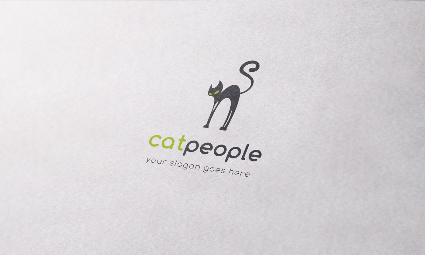Логотип для информационного ресурса CatPeople - дизайнер shelkodesign