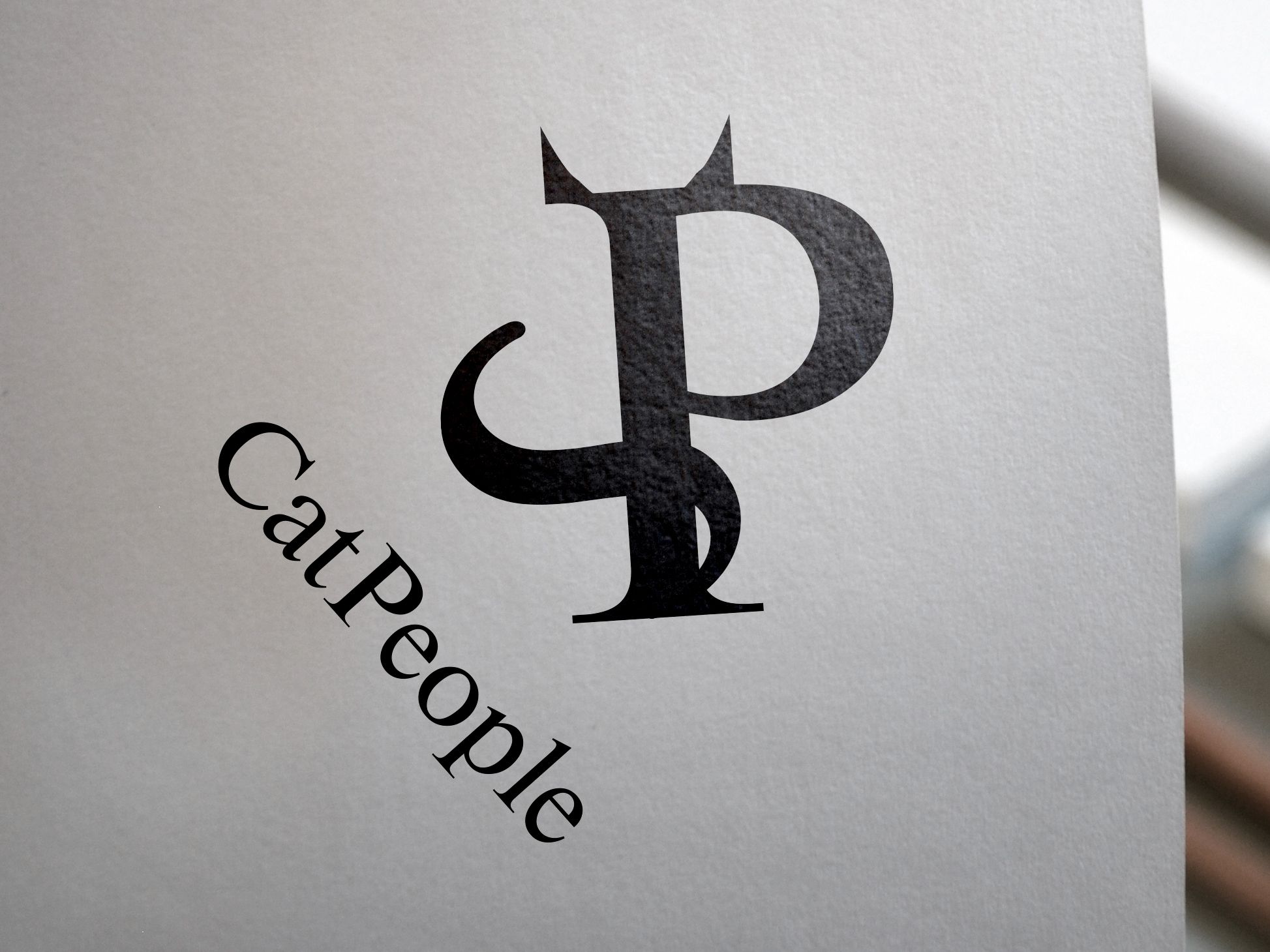 Логотип для информационного ресурса CatPeople - дизайнер eismantart