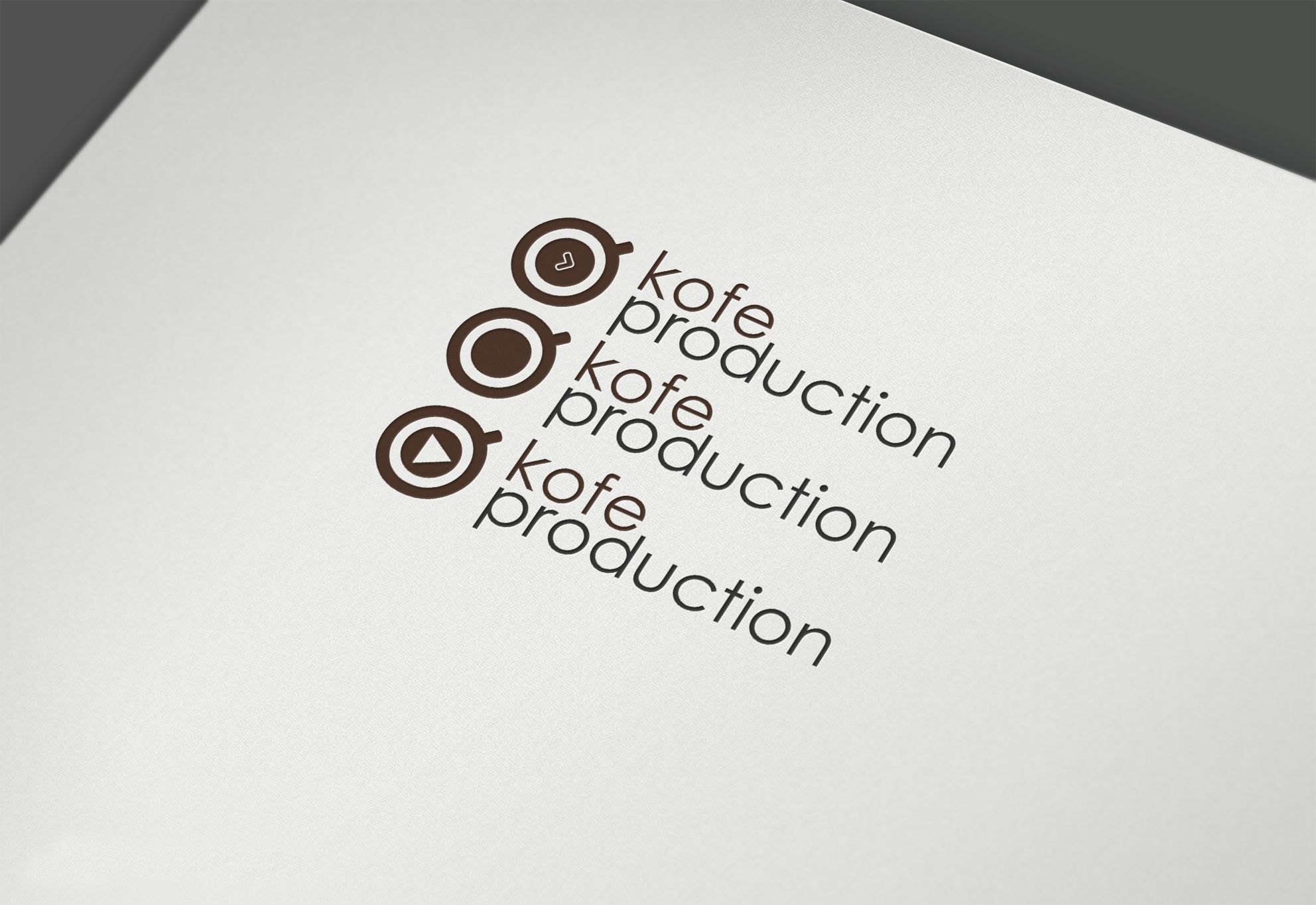 Логотип для видео продакшна (kofe.co) - дизайнер comicdm