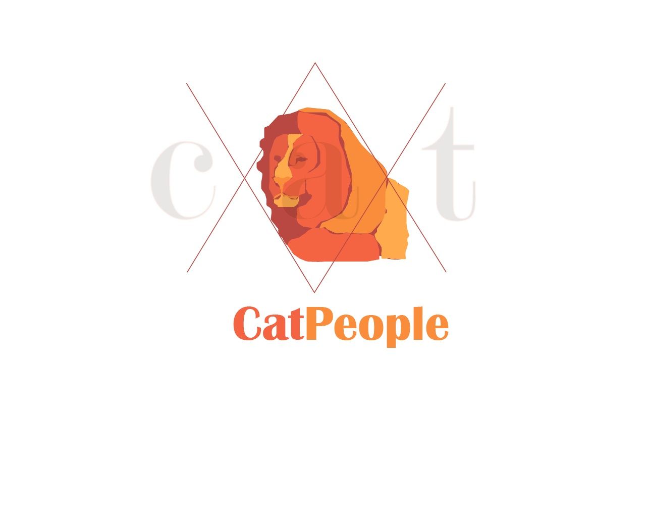 Логотип для информационного ресурса CatPeople - дизайнер BeSSpaloFF