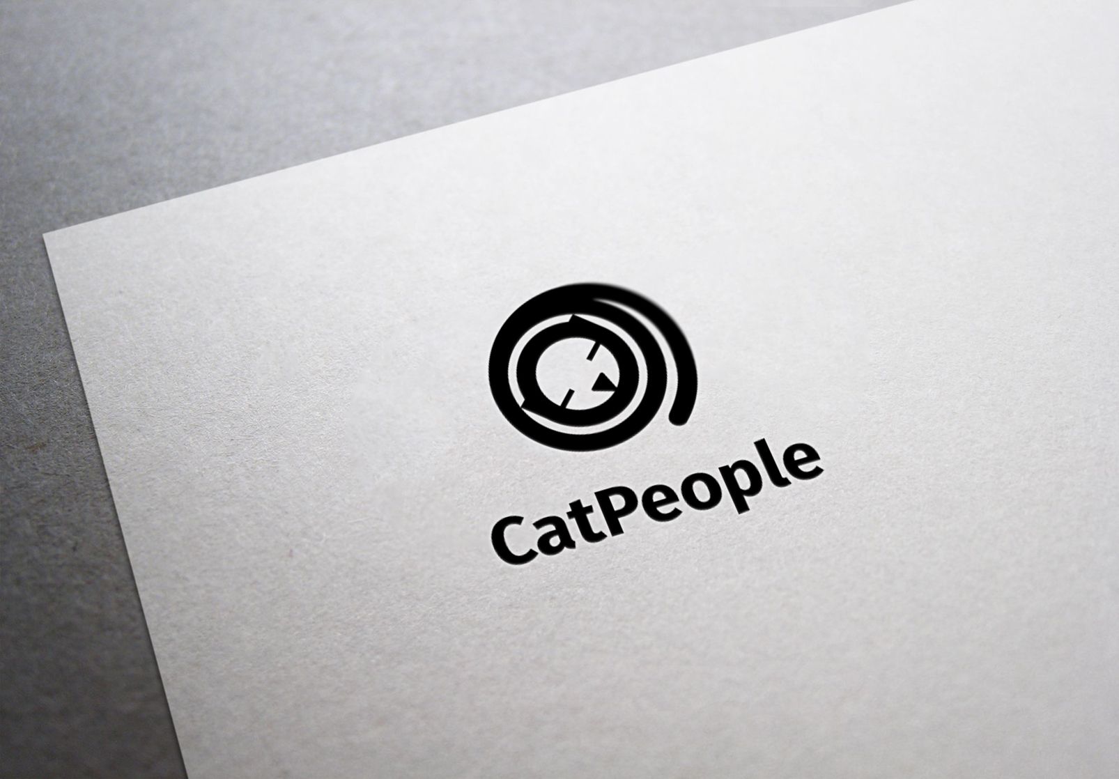 Логотип для информационного ресурса CatPeople - дизайнер dron55