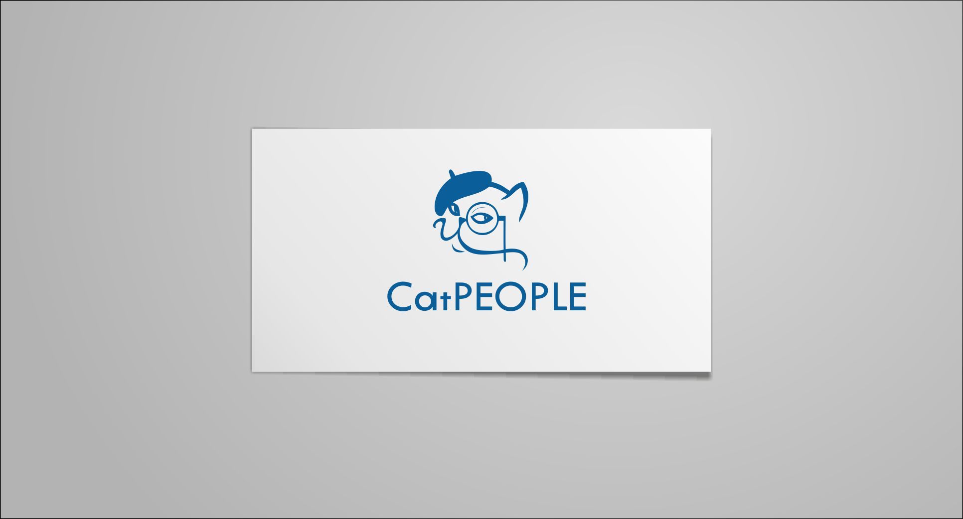 Логотип для информационного ресурса CatPeople - дизайнер ElenaCHEHOVA
