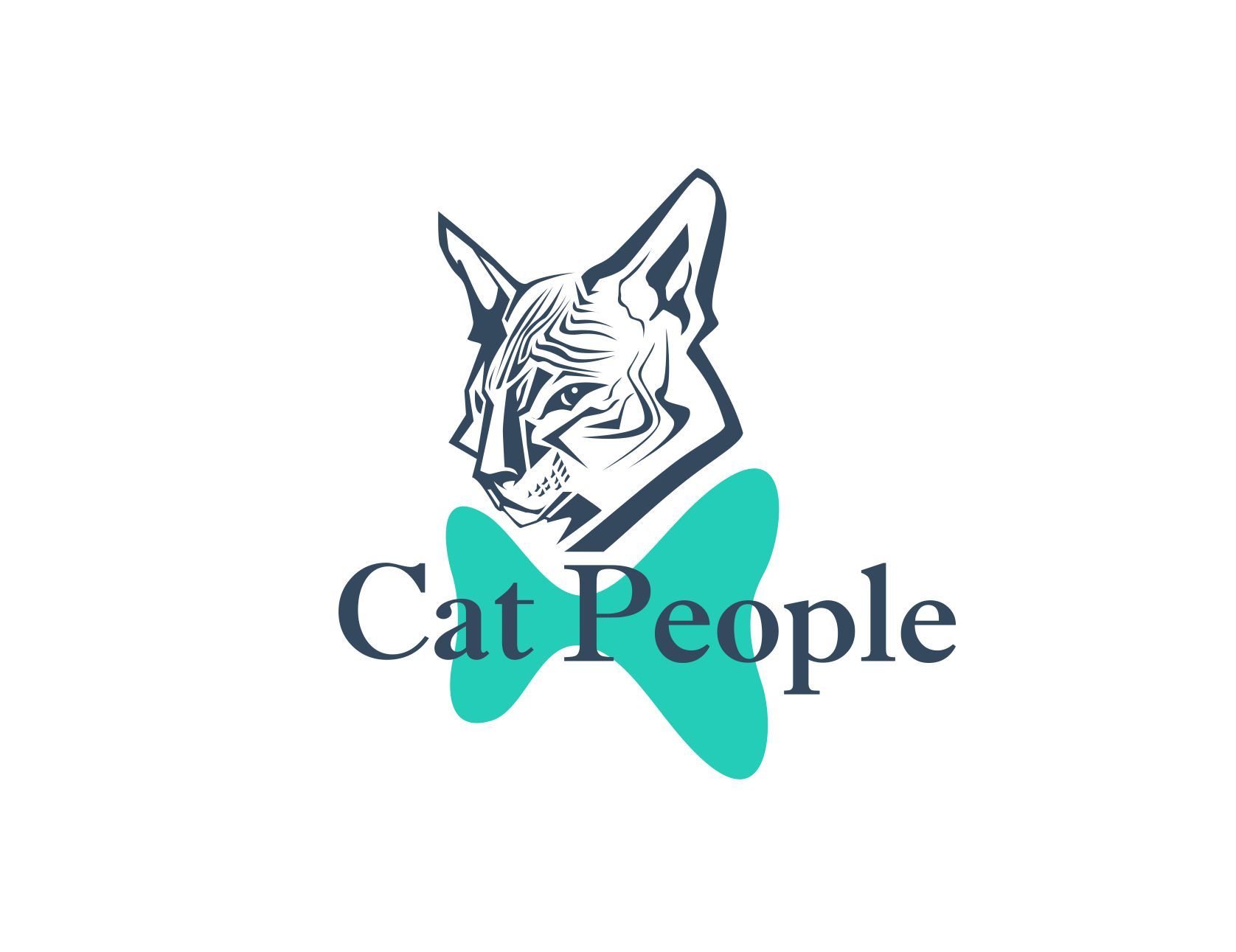 Логотип для информационного ресурса CatPeople - дизайнер Karamel