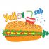 Логотип и фирменный стиль для сэндвич-бара - дизайнер Be3nik0vaya