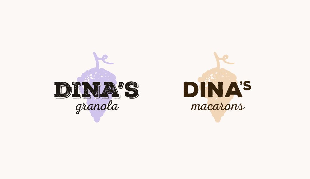 Лого для кондитерских изделий DINA's - дизайнер Bazu