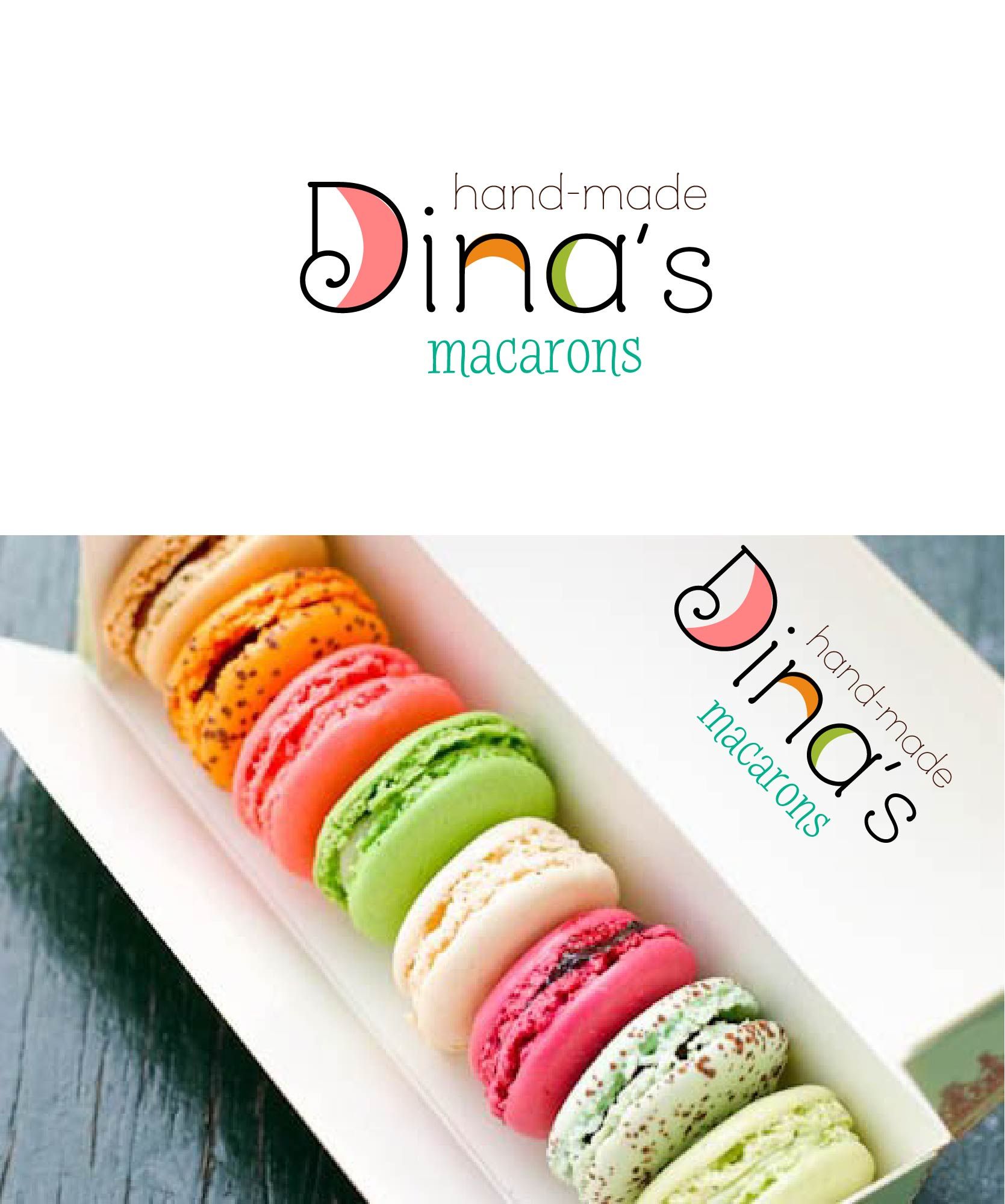 Лого для кондитерских изделий DINA's - дизайнер Darya_Petrova