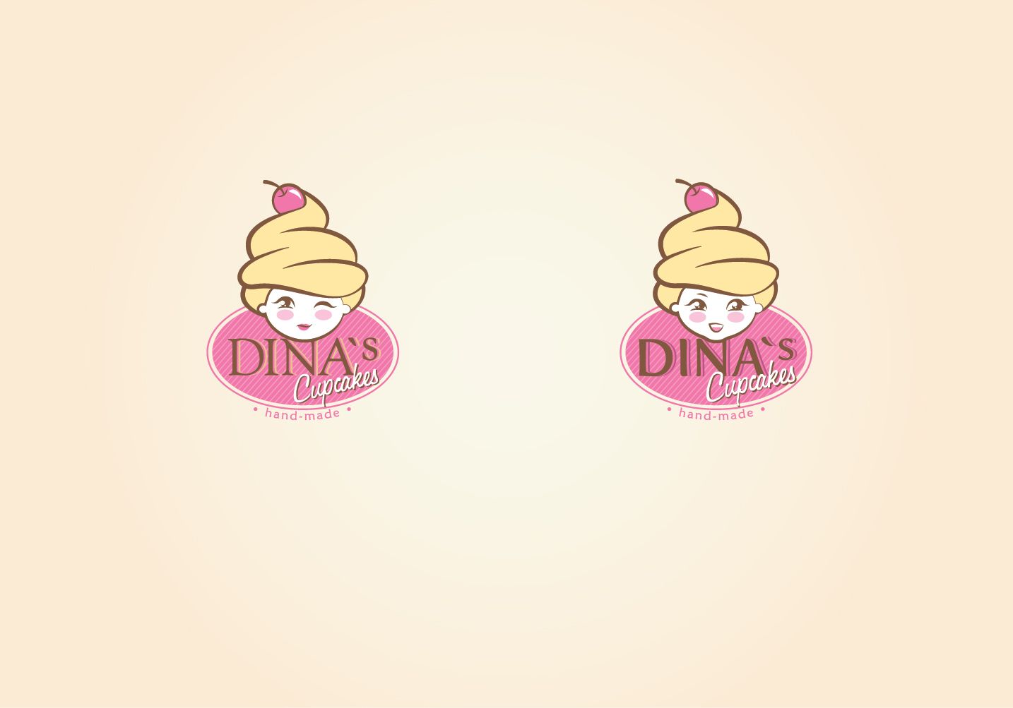 Лого для кондитерских изделий DINA's - дизайнер Ula_Chu