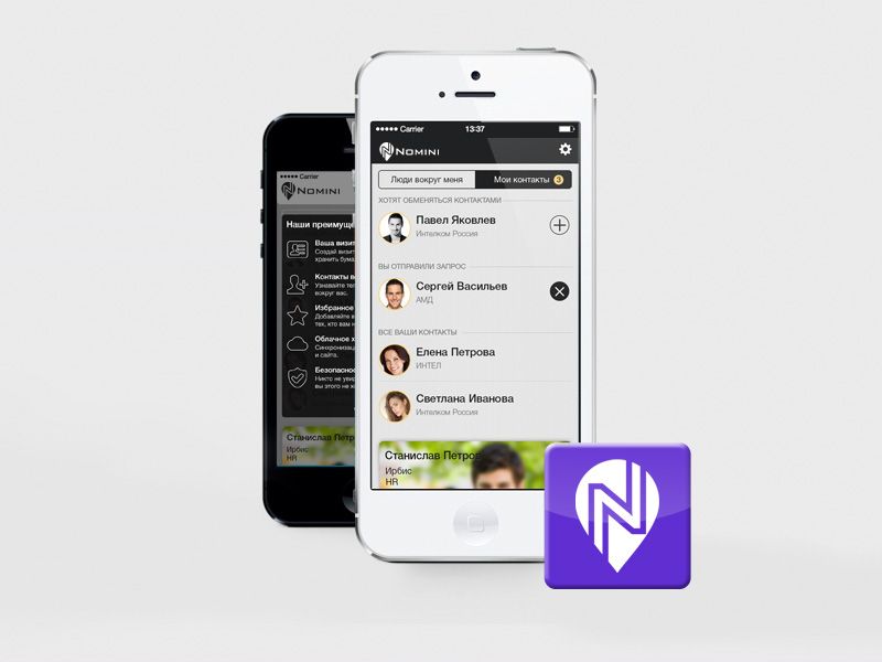 Логотип и иконка для iOS-приложения Nomini - дизайнер FONBRAND