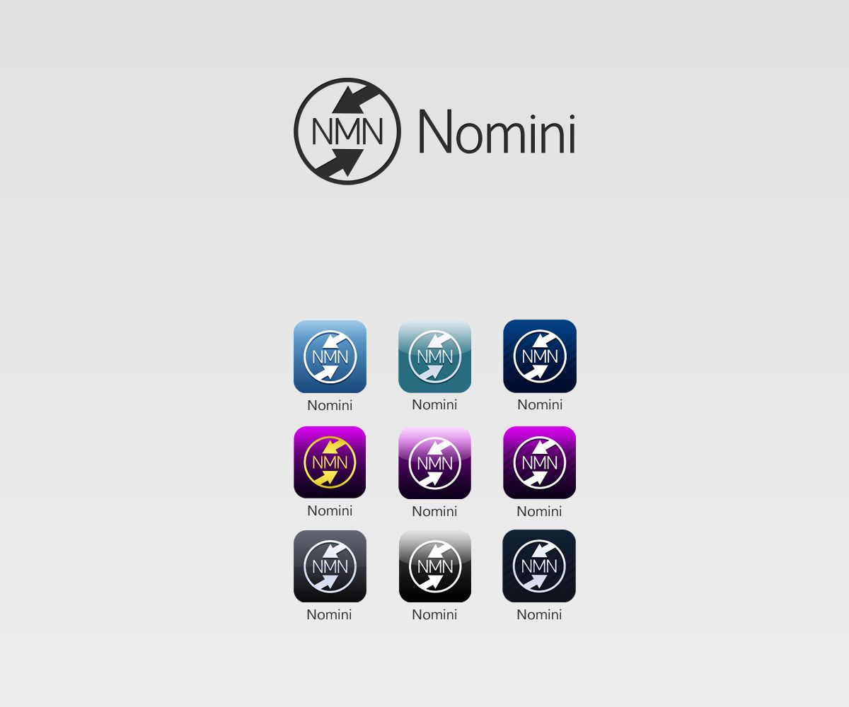 Логотип и иконка для iOS-приложения Nomini - дизайнер Martisha