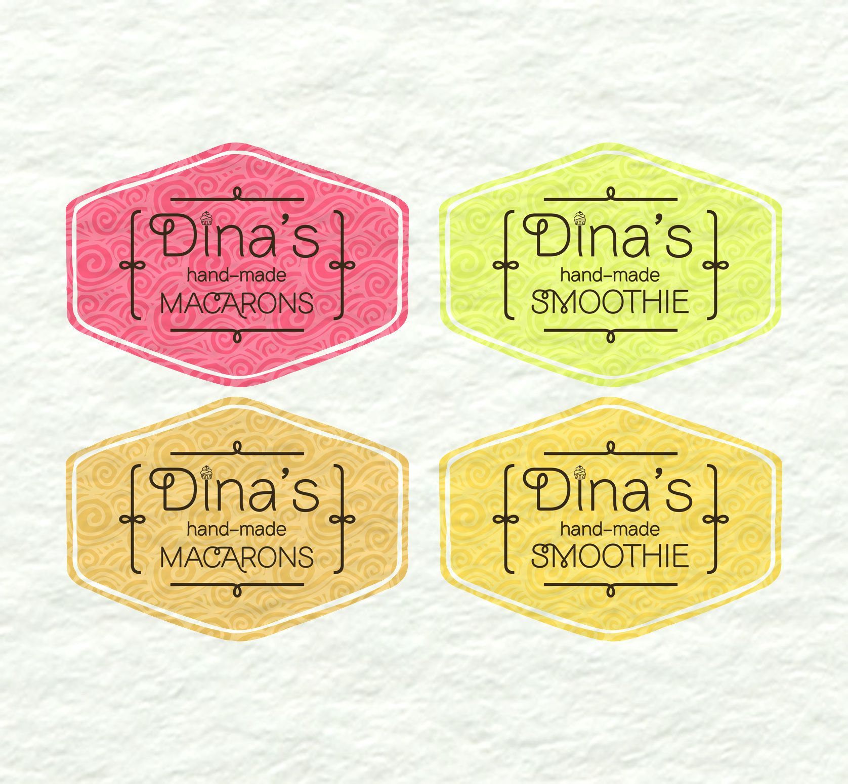 Лого для кондитерских изделий DINA's - дизайнер kuchupen