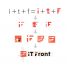 Создание логотипа компании АйТи Фронт (itfront.ru) - дизайнер Knock-knock