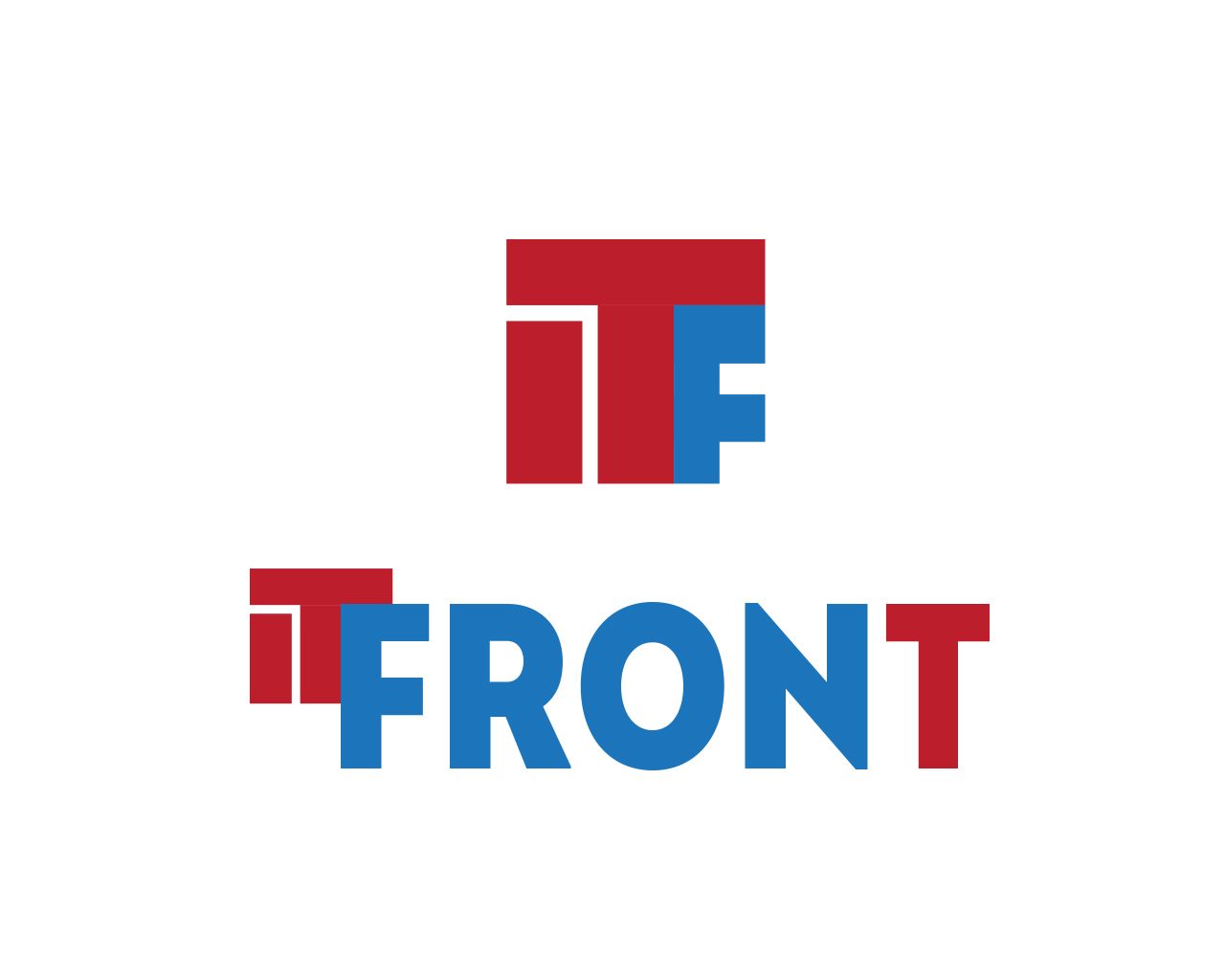 Создание логотипа компании АйТи Фронт (itfront.ru) - дизайнер Flagious