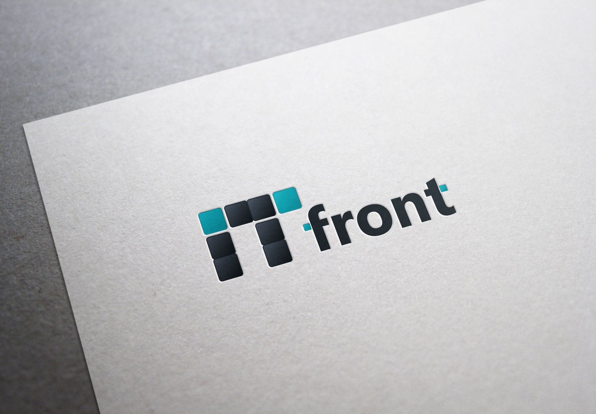Создание логотипа компании АйТи Фронт (itfront.ru) - дизайнер Rusj