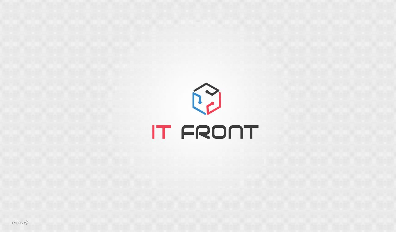 Создание логотипа компании АйТи Фронт (itfront.ru) - дизайнер exes_19