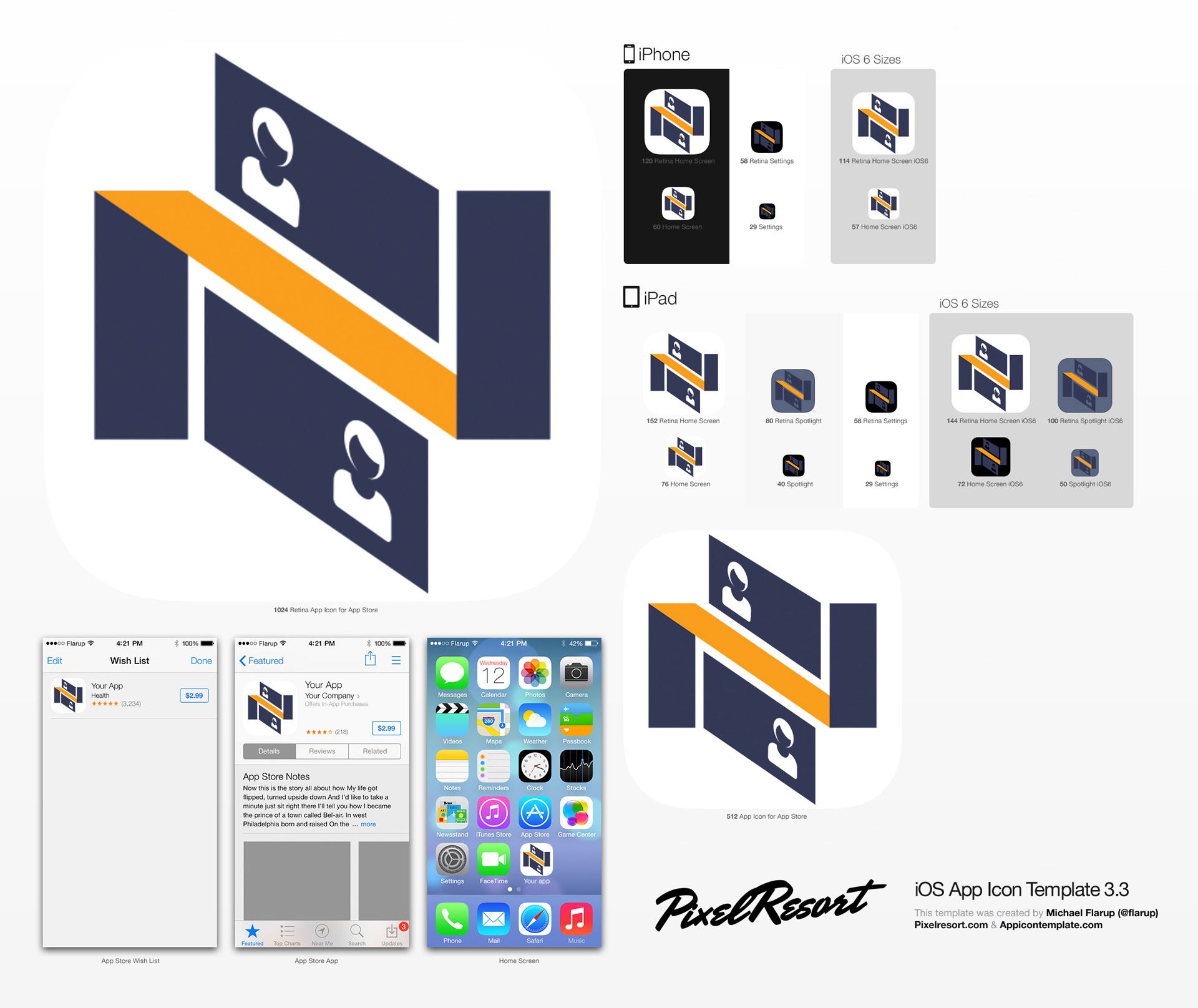 Логотип и иконка для iOS-приложения Nomini - дизайнер Advokat72