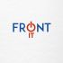 Создание логотипа компании АйТи Фронт (itfront.ru) - дизайнер andblin61