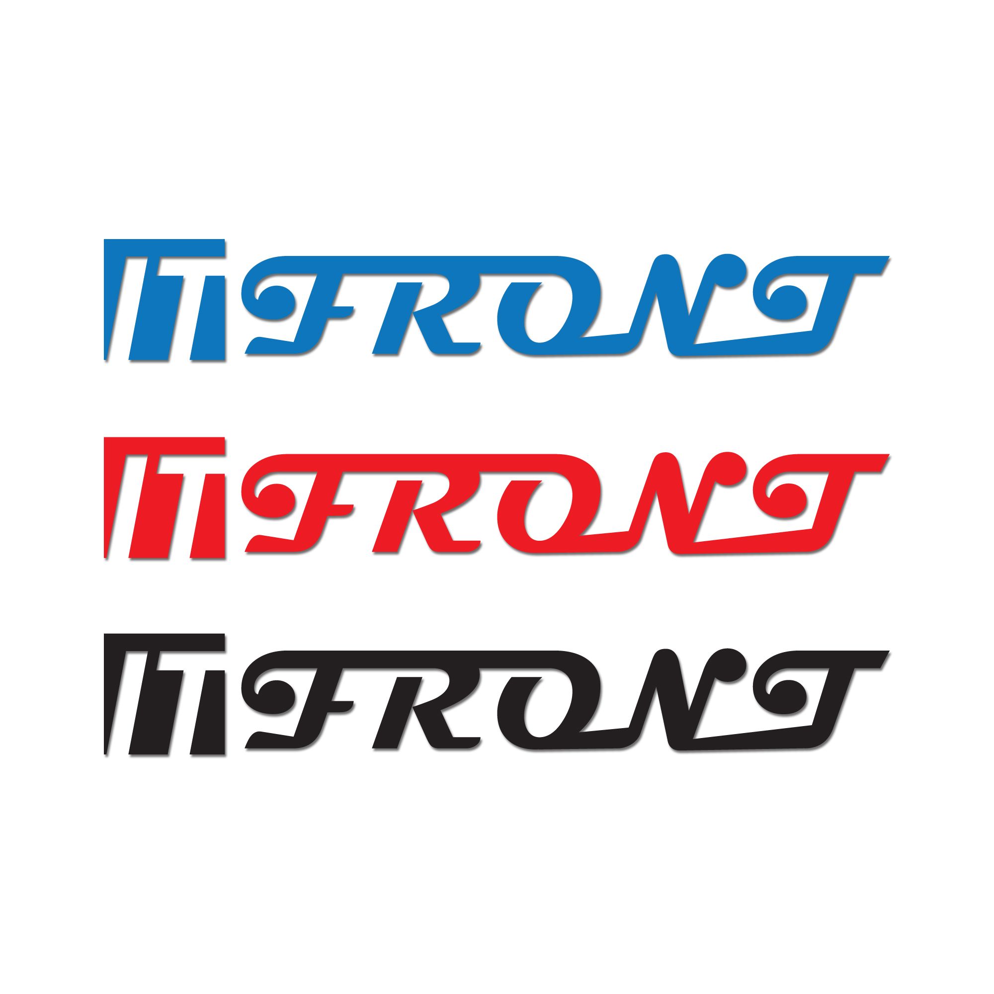 Создание логотипа компании АйТи Фронт (itfront.ru) - дизайнер MEOW