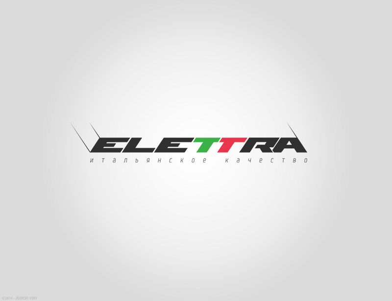 Логотип Elettra - стекольное производство - дизайнер Odinus