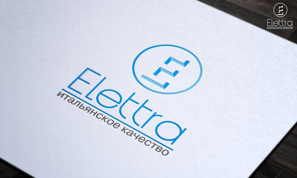 Логотип Elettra - стекольное производство - дизайнер Keroberas