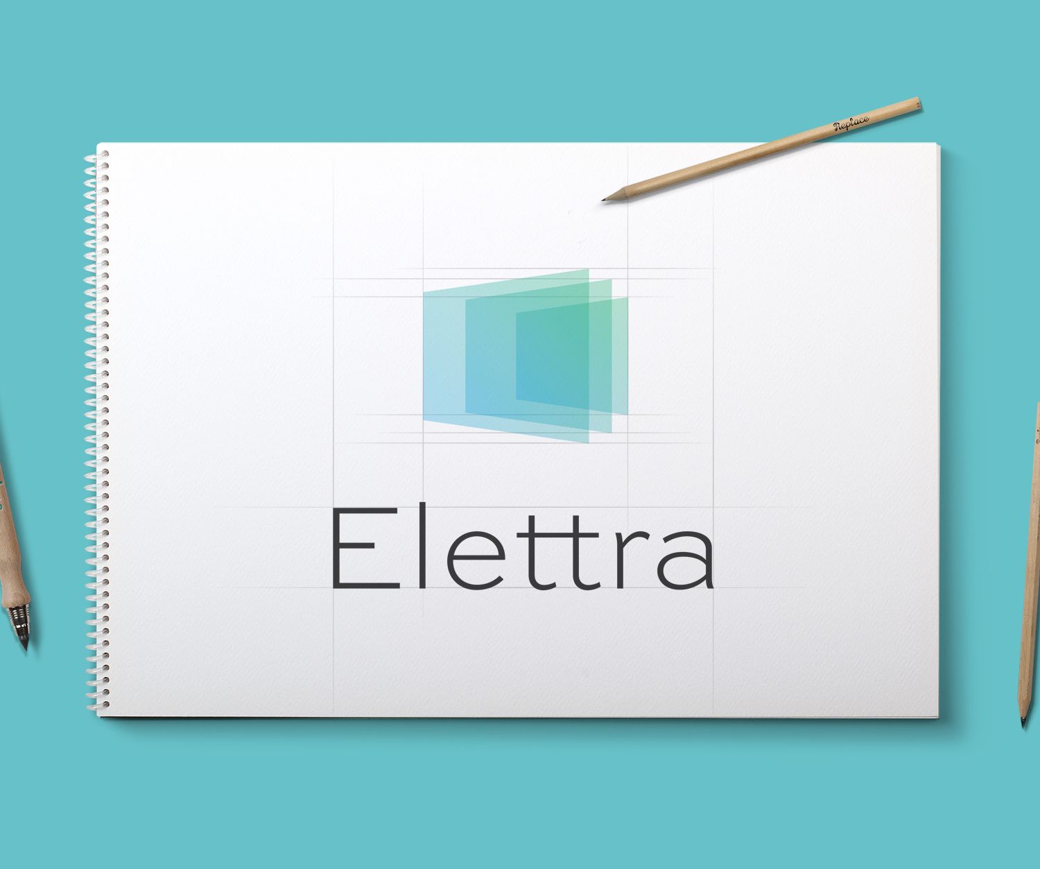 Логотип Elettra - стекольное производство - дизайнер Revazov
