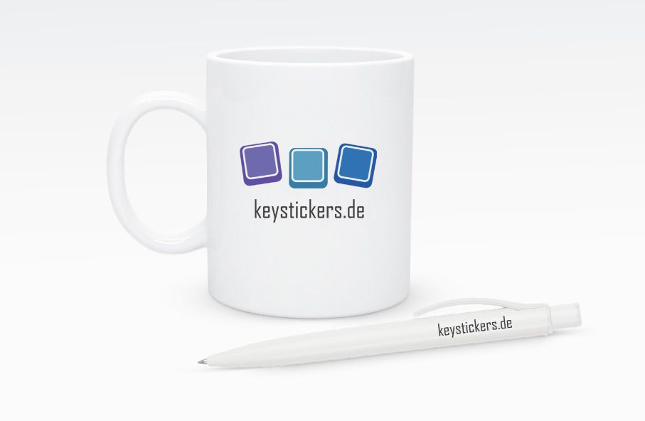 Лого для онлайн магазина (наклейки для клавиатуры) - дизайнер FONBRAND