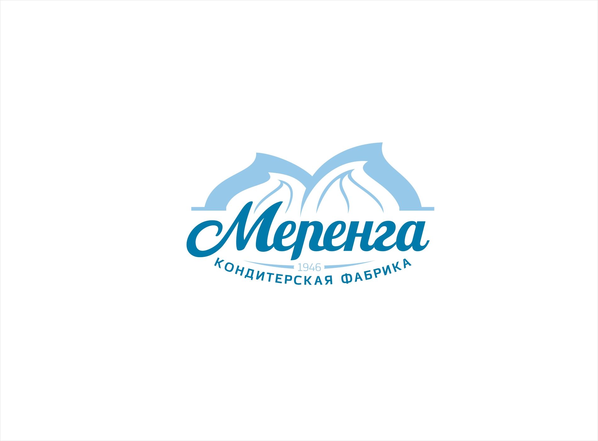 Логотип для кондитерской фабрики Меренга - дизайнер kras-sky