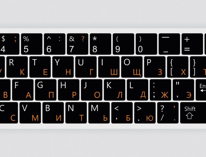 Лого для онлайн магазина (наклейки для клавиатуры) - дизайнер ashcom007