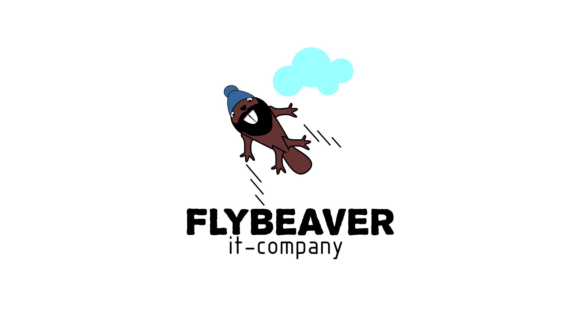 Дизайн логотипа для ИТ-компании flybeaver - дизайнер markosov