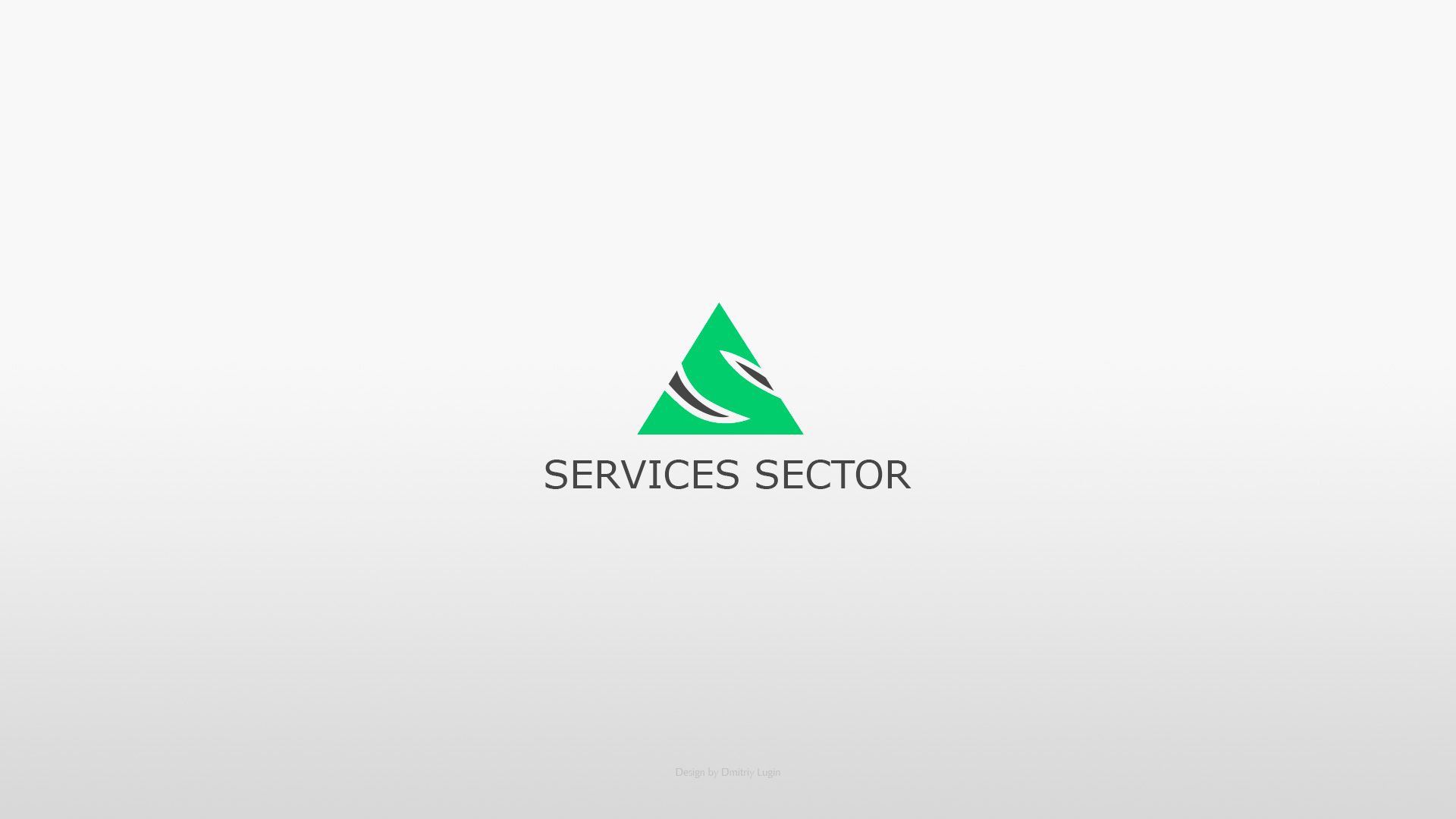 Логотип компании по оказанию услуг - дизайнер LuginDM