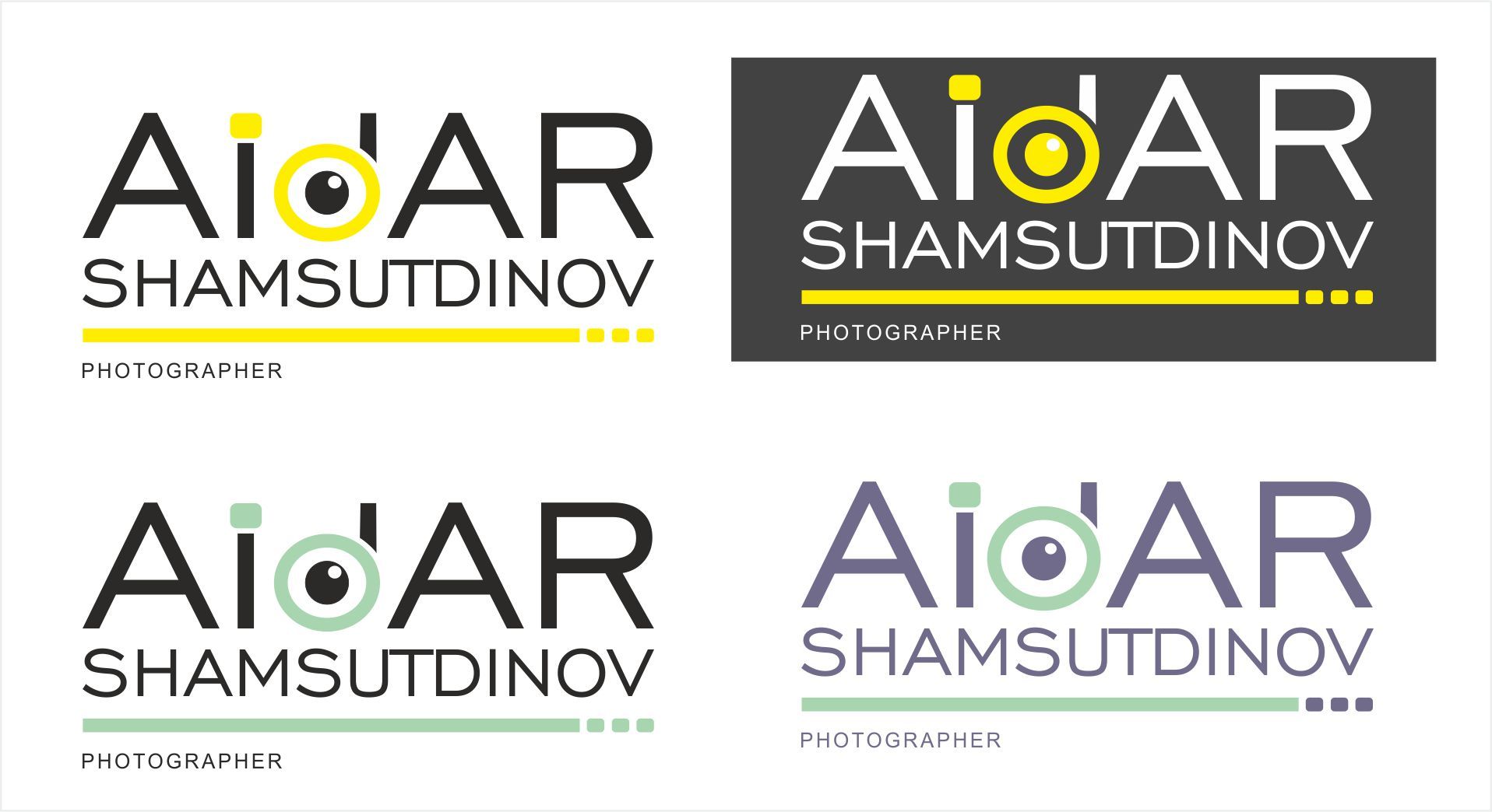 Логотип для фотографа - дизайнер veraQ