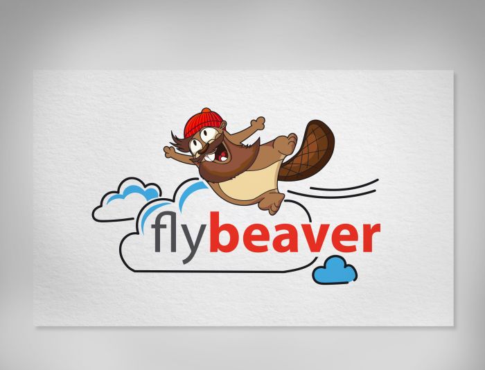 Дизайн логотипа для ИТ-компании flybeaver - дизайнер indus-v-v