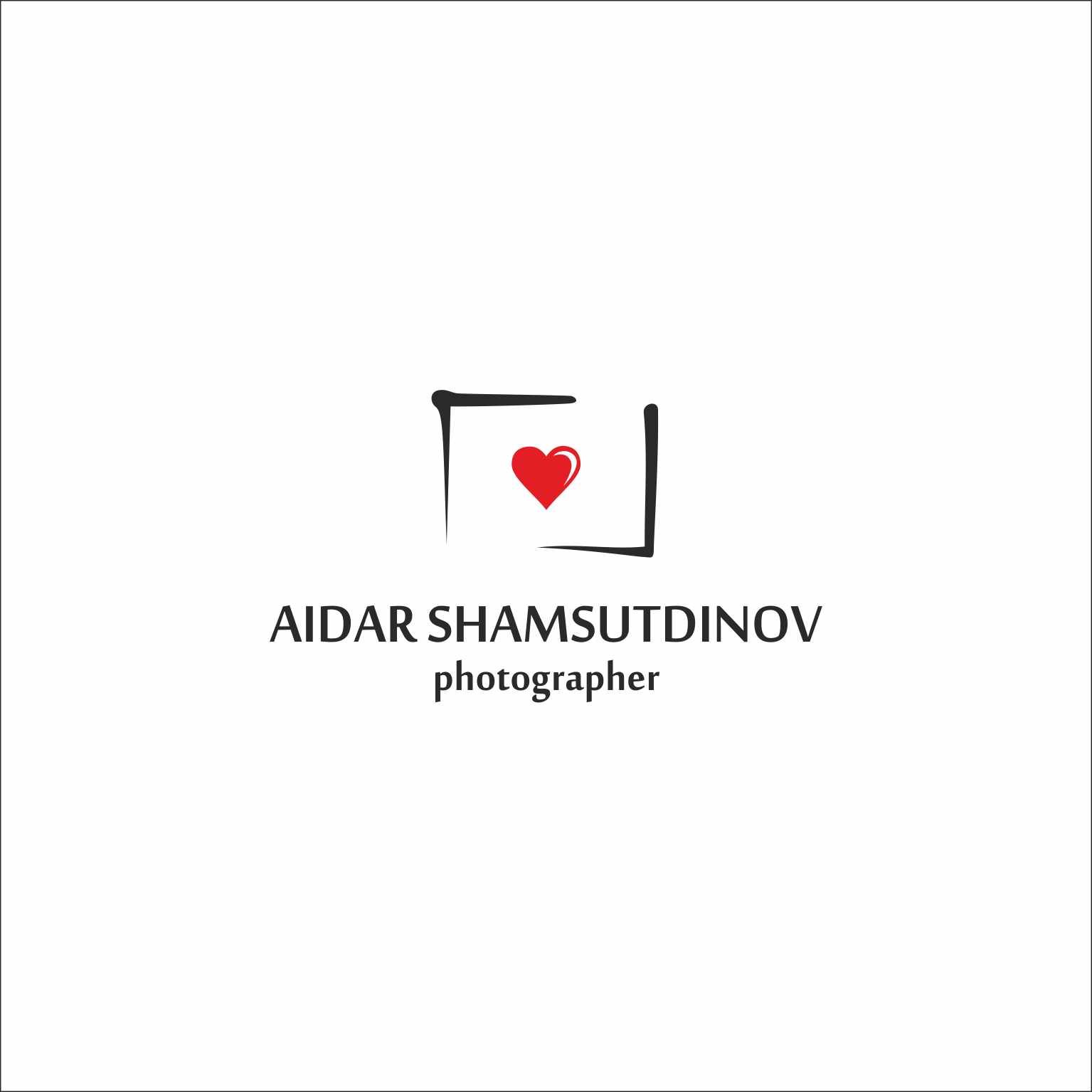 Логотип для фотографа - дизайнер anasti