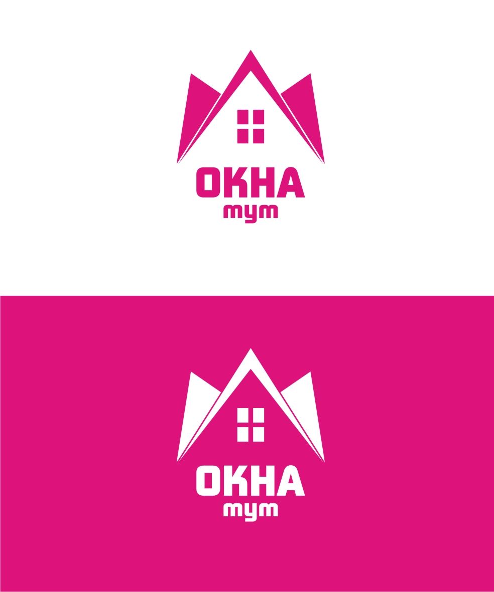 Логотип для сайта Окна тут - дизайнер DINA